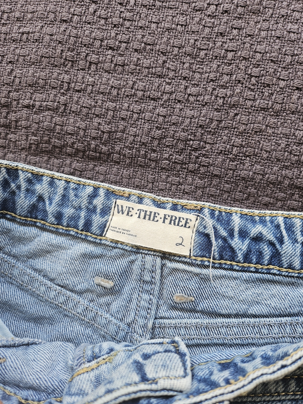 We The Free Light Blue Denim Maxi Skirt - Picture 3 of 4